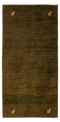 Tapis Gabbeh - Loribaft Persan - 144 x 70 cm - marron foncé