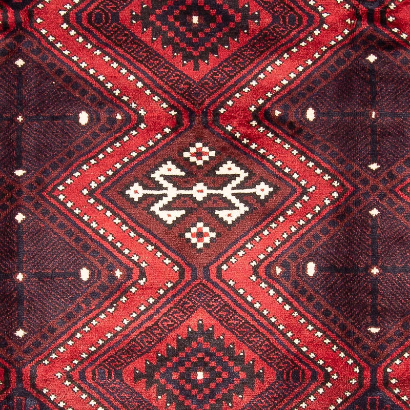 Tapis persan - Nomadic - 310 x 226 cm - rouge foncé