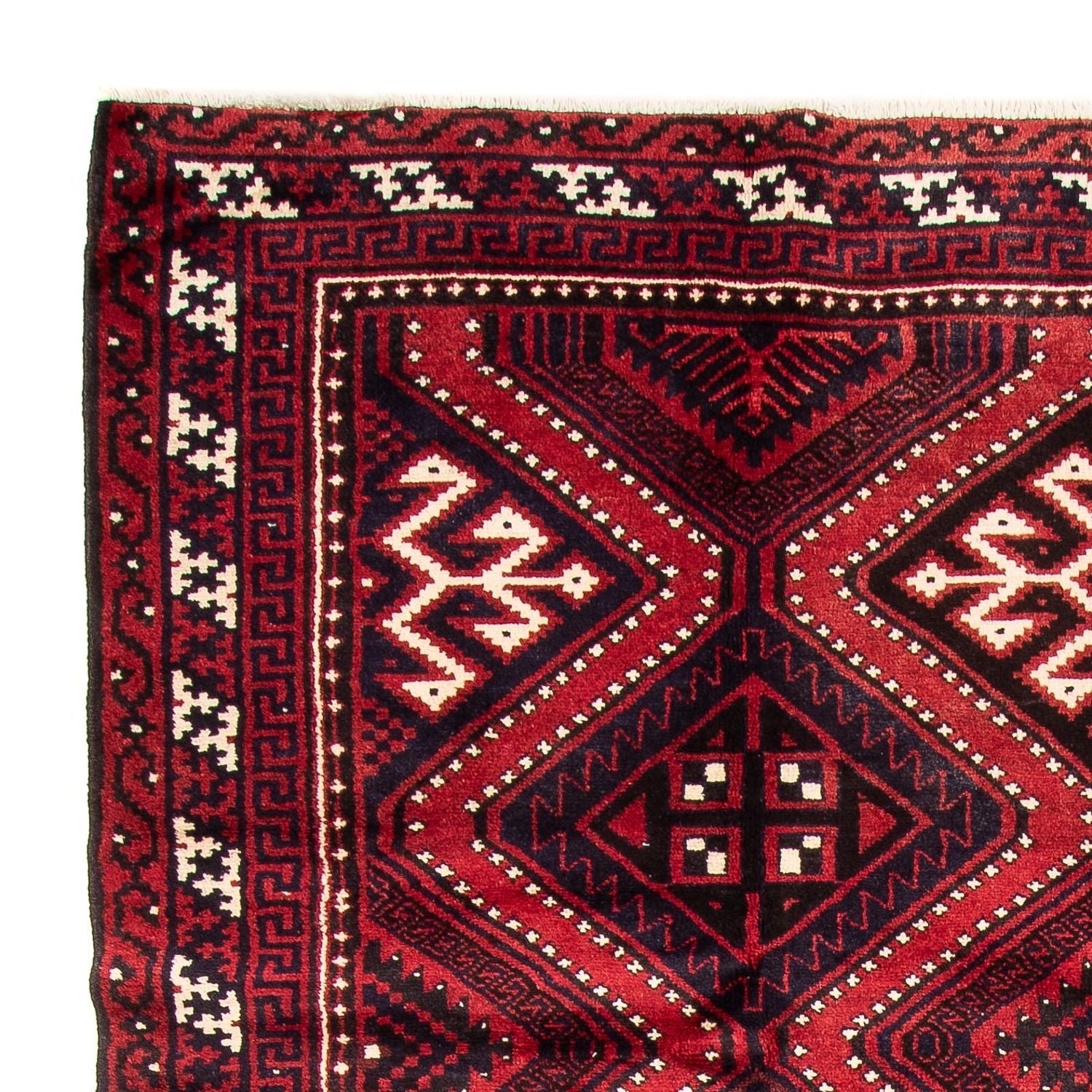 Tapis persan - Nomadic - 310 x 226 cm - rouge foncé