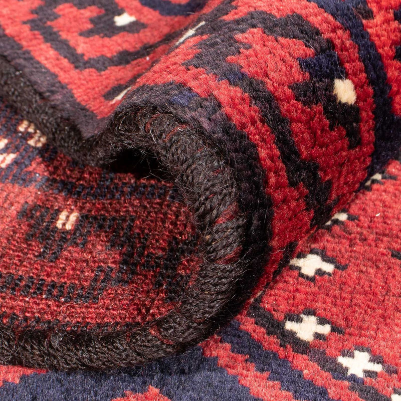 Tapis persan - Nomadic - 310 x 226 cm - rouge foncé
