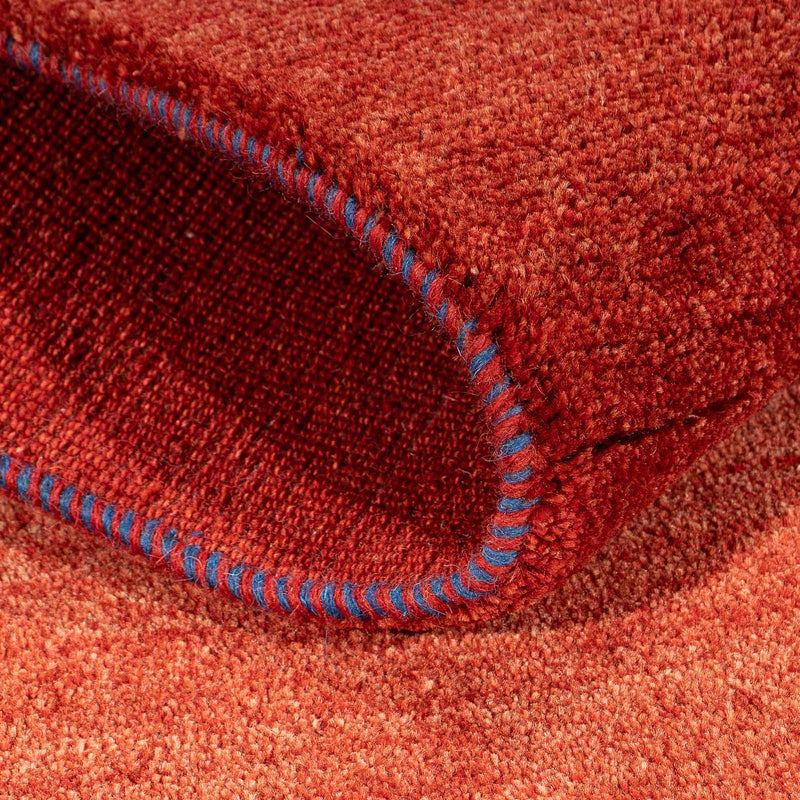 Tapis Gabbeh - Loribaft Persan - 142 x 75 cm - rouille