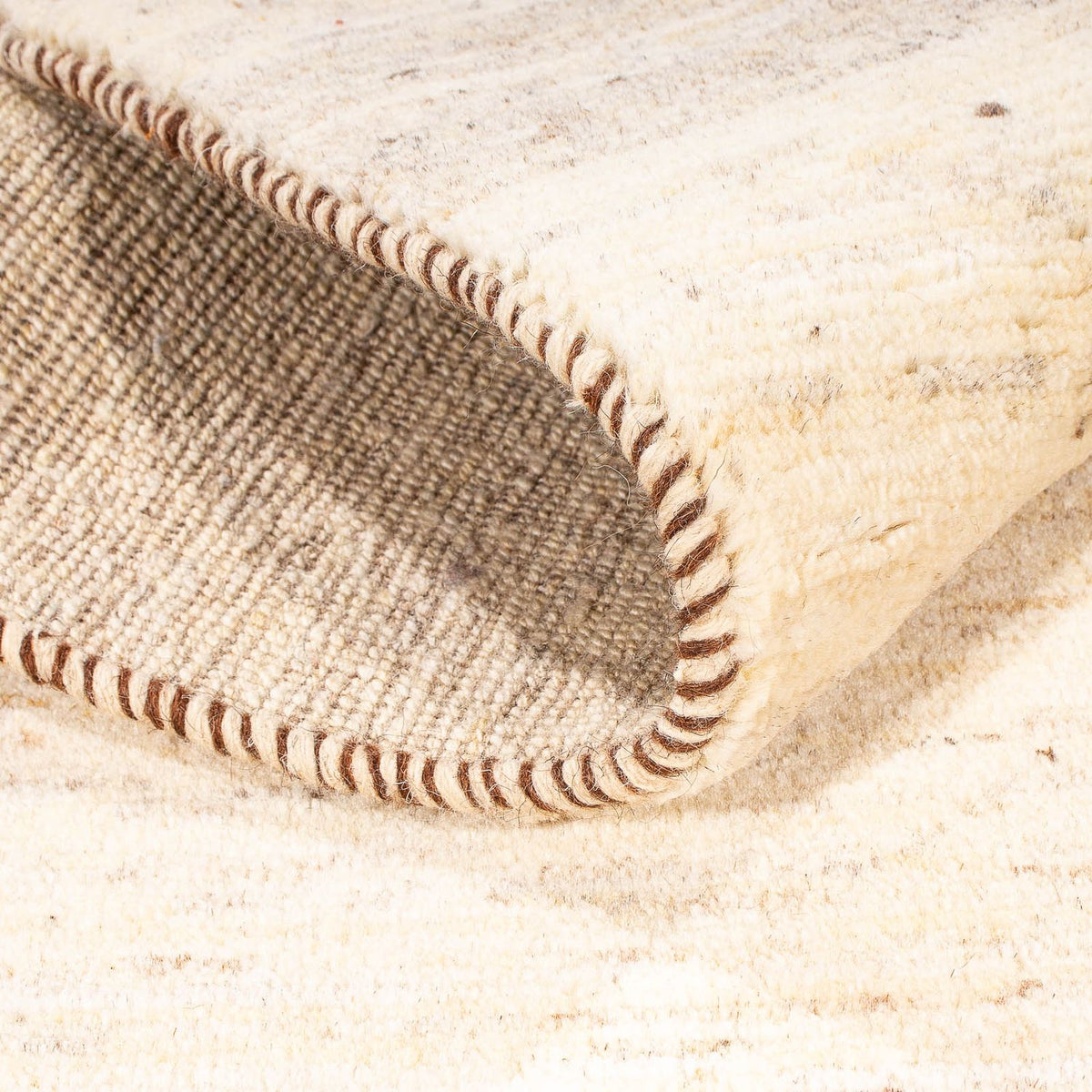 Tapis Gabbeh - Loribaft Persan - 131 x 72 cm - beige