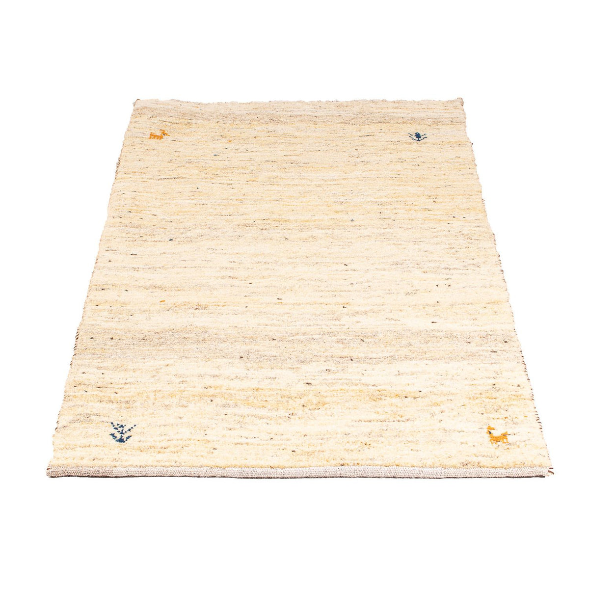 Tapis Gabbeh - Loribaft Persan - 131 x 72 cm - beige