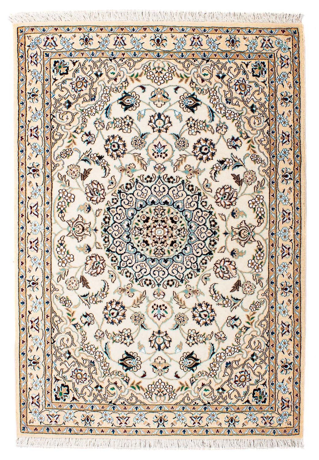 Tapis persan - Nain - Royal - 150 x 100 cm - beige