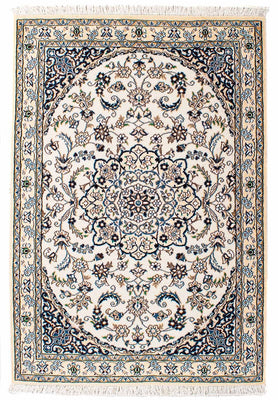 Tapis persan - Nain - Royal - 150 x 97 cm - beige