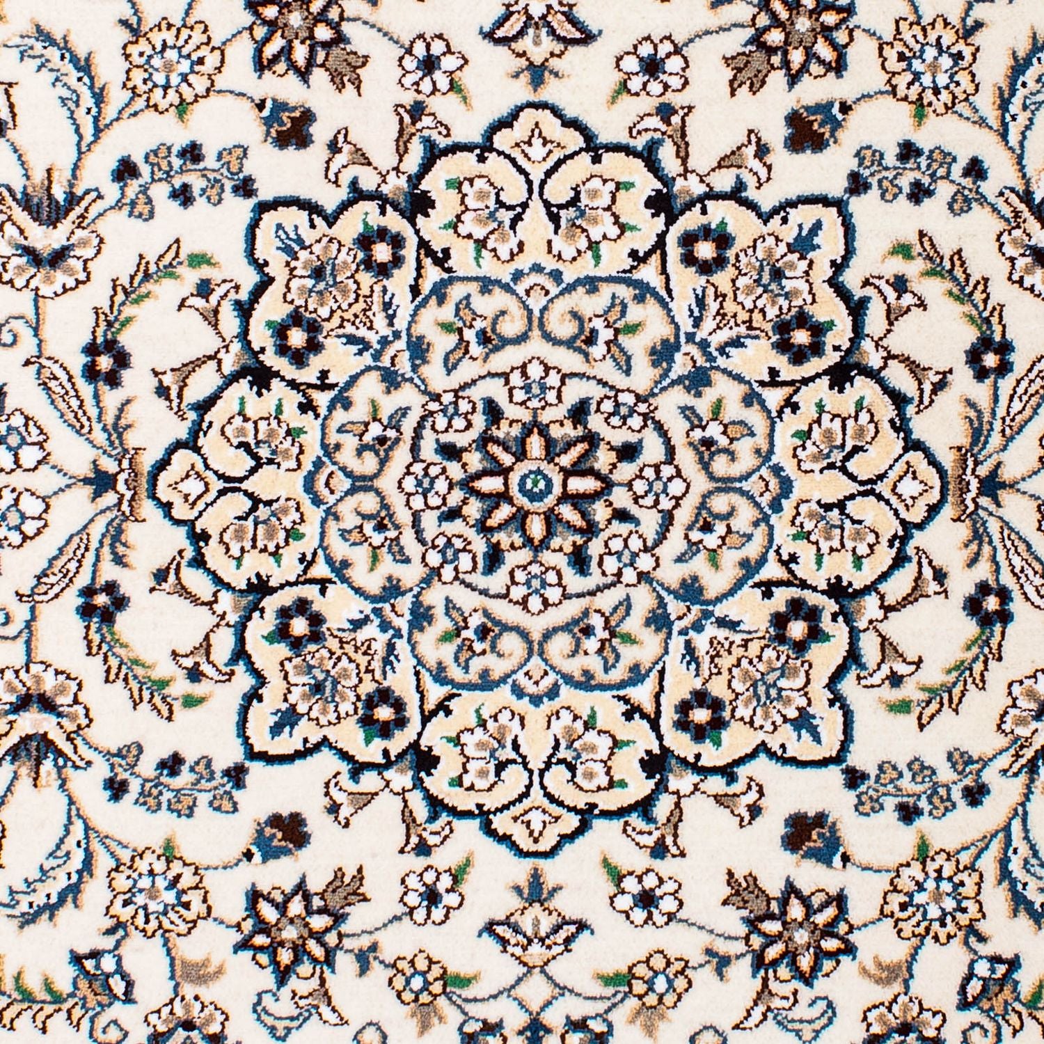 Tapis persan - Nain - Royal - 150 x 97 cm - beige