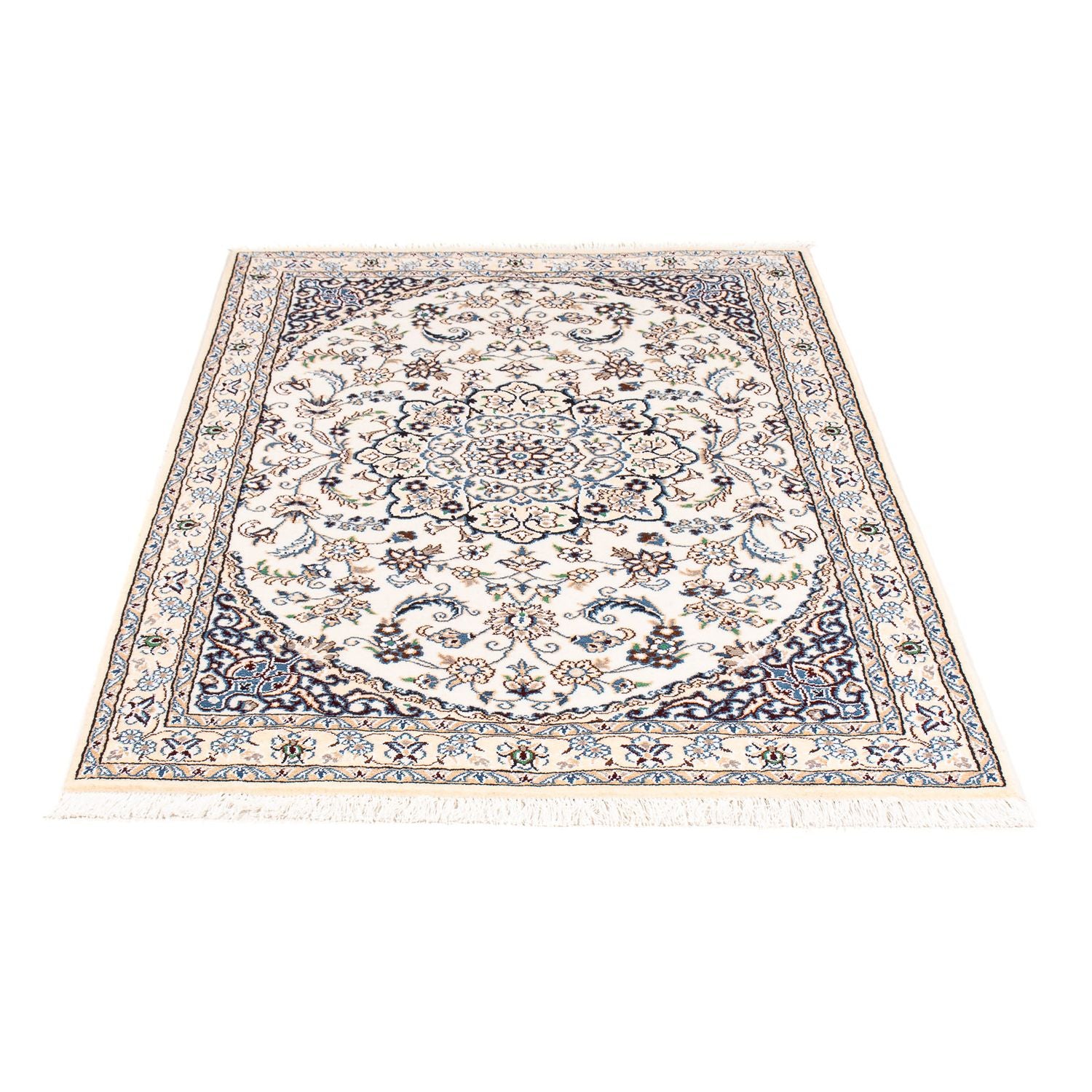 Tapis persan - Nain - Royal - 150 x 97 cm - beige