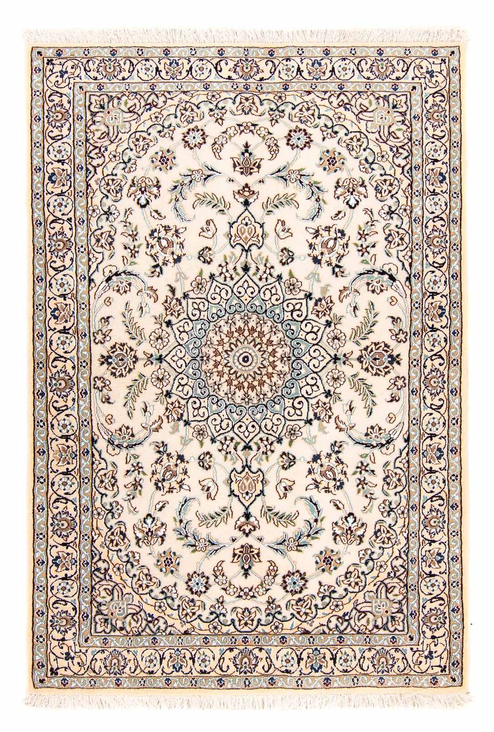 Tapis persan - Nain - Royal - 175 x 113 cm - beige