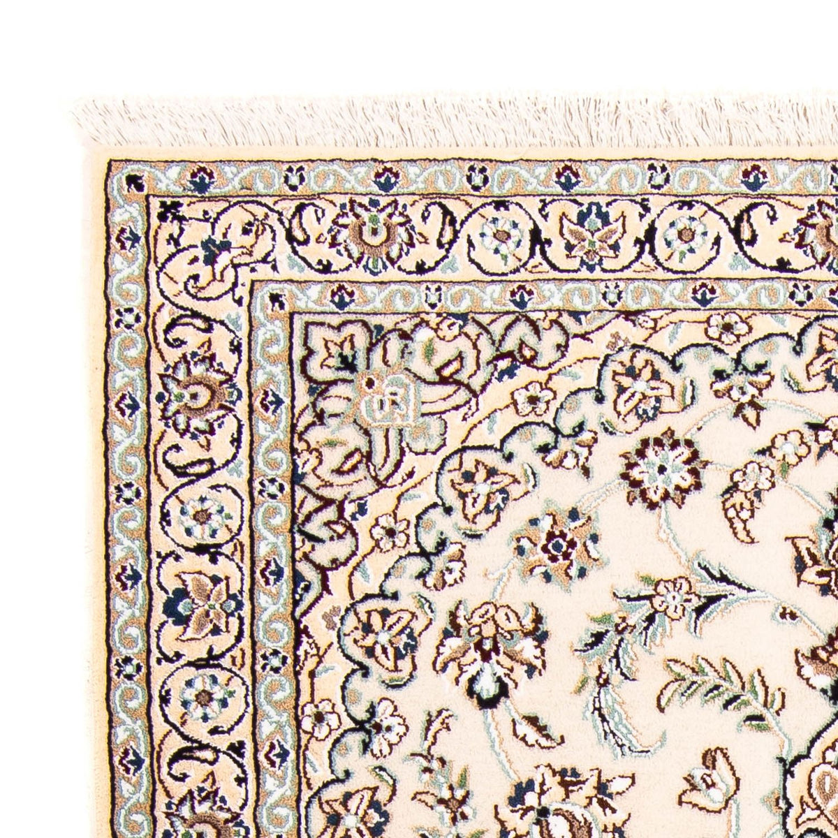 Tapis persan - Nain - Royal - 175 x 113 cm - beige