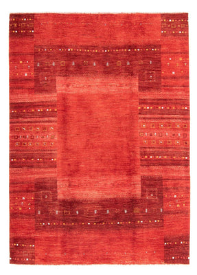 Tapis Gabbeh - Loribaft Persan - 248 x 180 cm - rouge foncé