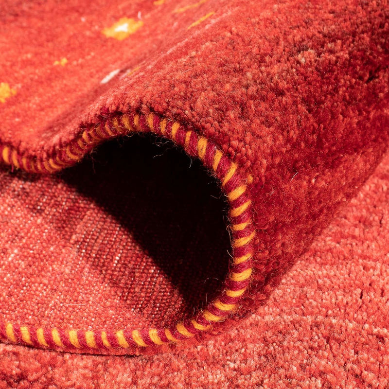 Tapis Gabbeh - Loribaft Persan - 248 x 180 cm - rouge foncé