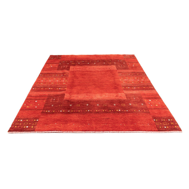 Tapis Gabbeh - Loribaft Persan - 248 x 180 cm - rouge foncé
