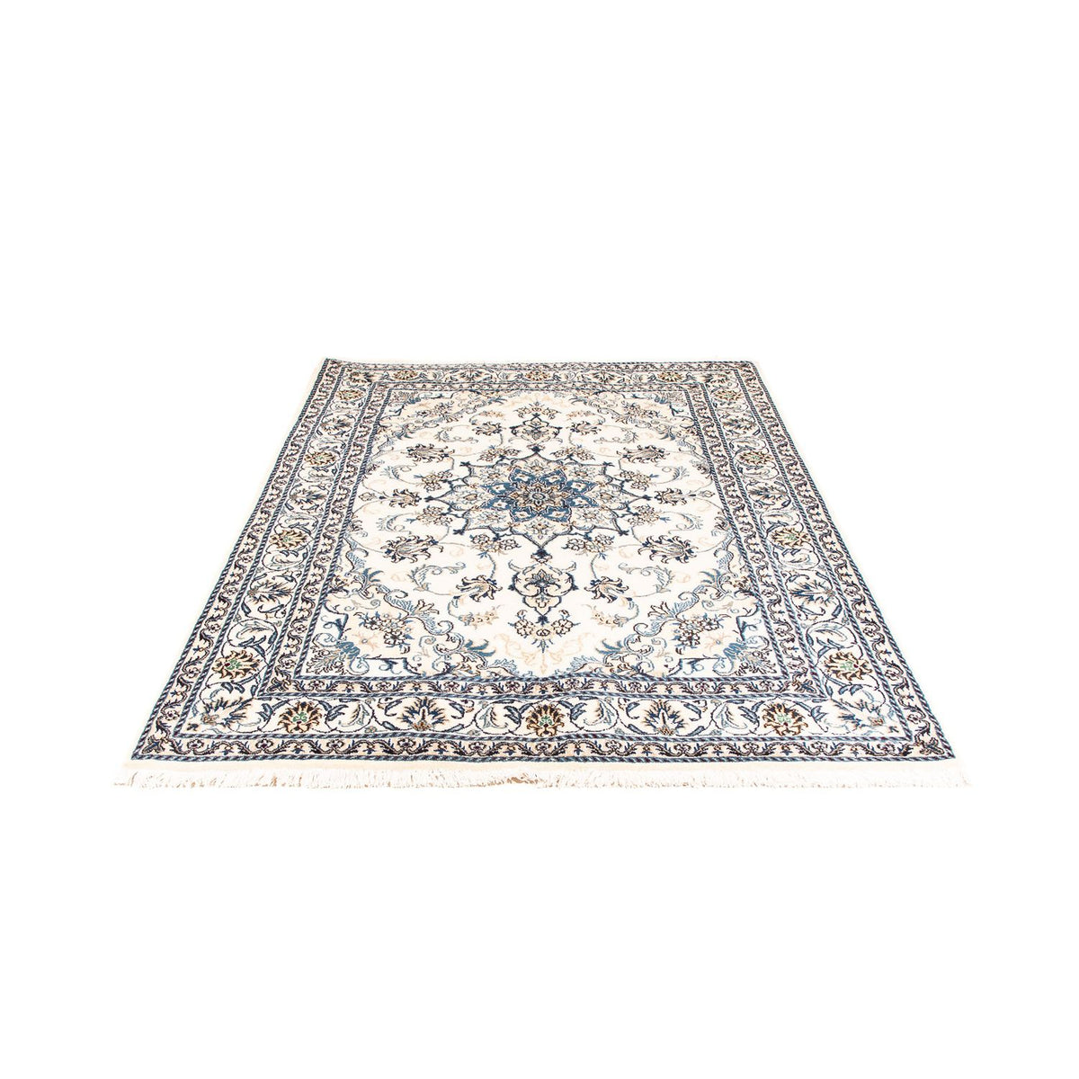 Tapis persan - Nain - 197 x 148 cm - beige