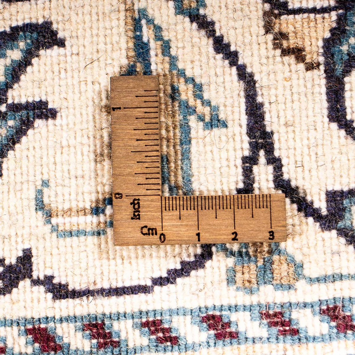 Tapis persan - Nain - 197 x 148 cm - beige