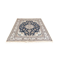 Tapis persan - Nain - 195 x 146 cm - bleu foncé