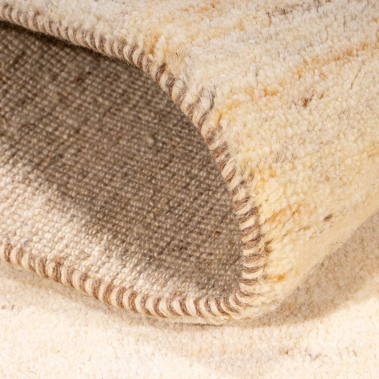 Tapis Gabbeh - Loribaft Persan - 143 x 73 cm - beige