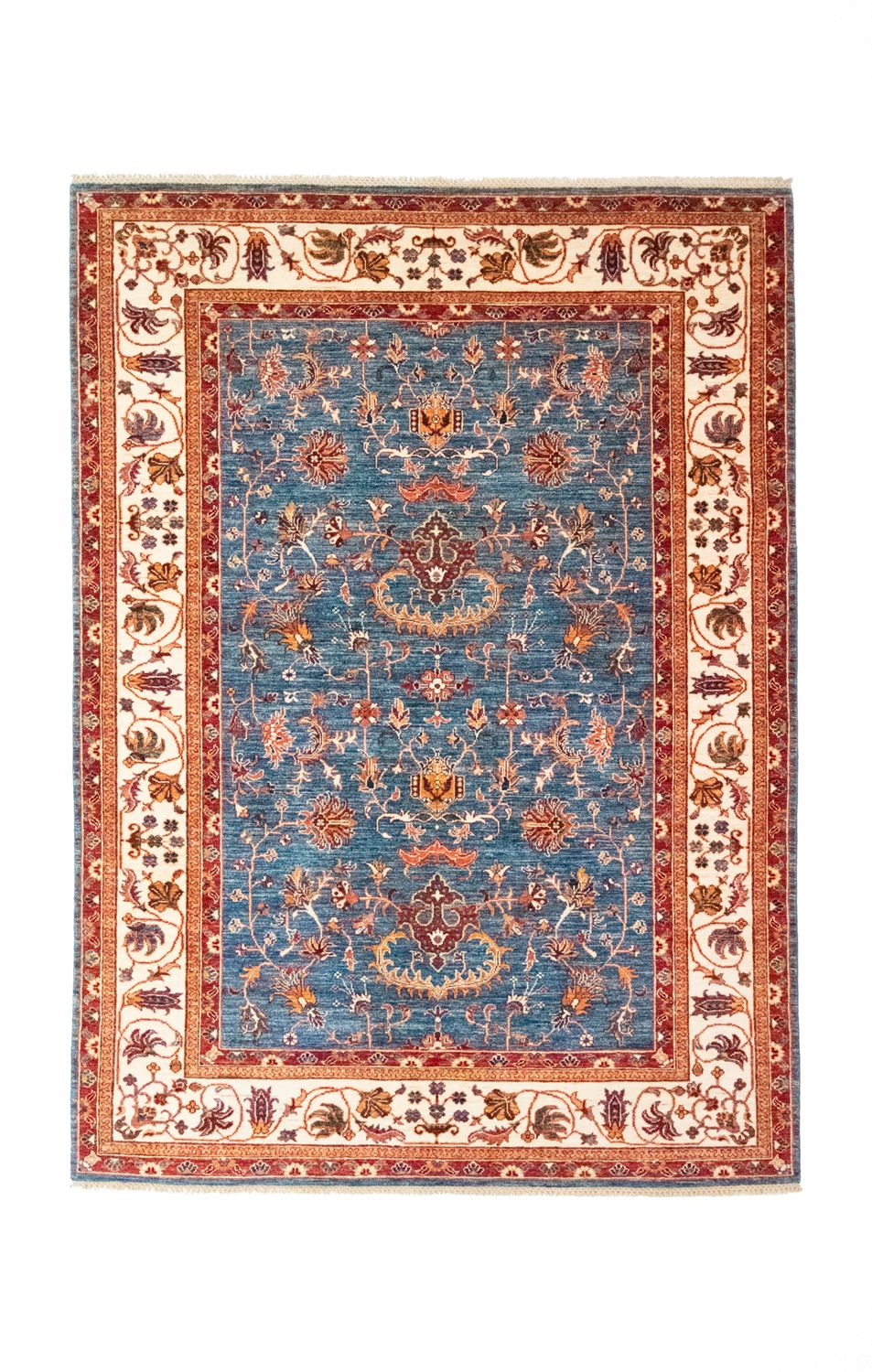 Tapis Ziegler - 241 x 175 cm - bleu