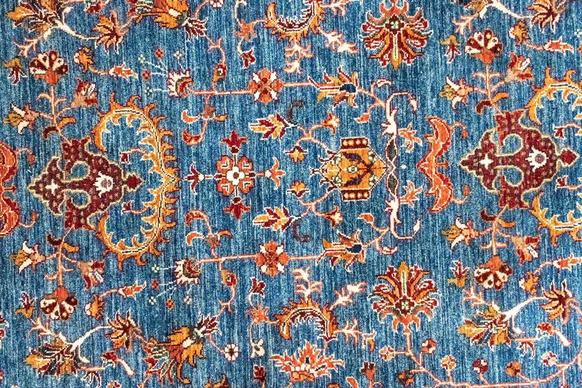 Tapis Ziegler - 241 x 175 cm - bleu