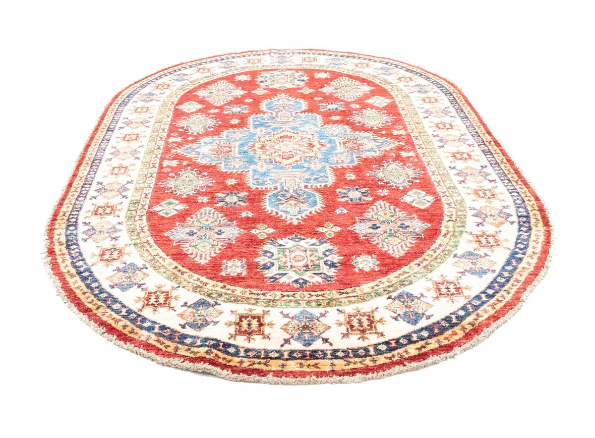 Tapis Ziegler ovale  - 211 x 141 cm - rouge