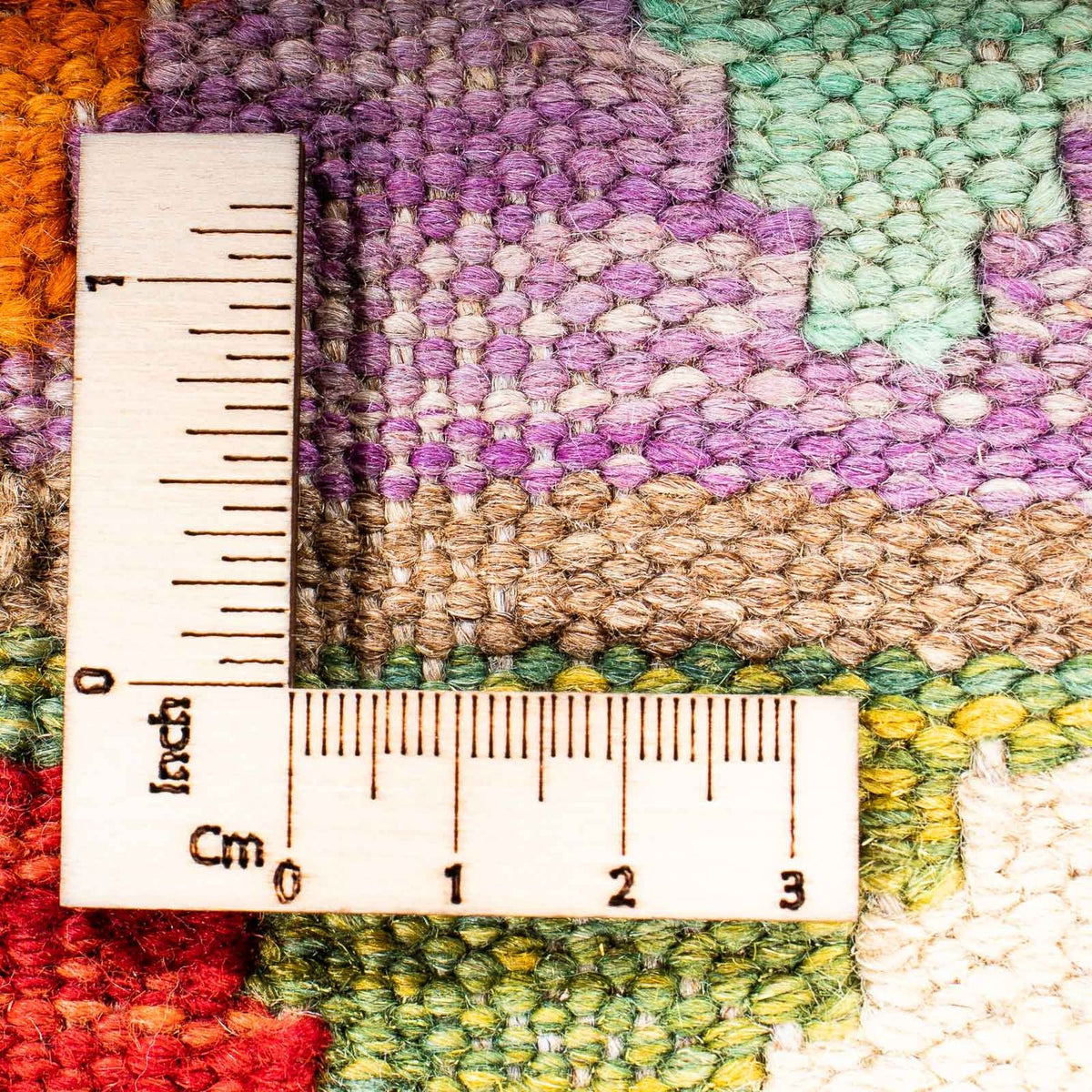 Tapis de couloir Tapis Kelim - Splash - 300 x 82 cm - multicolore