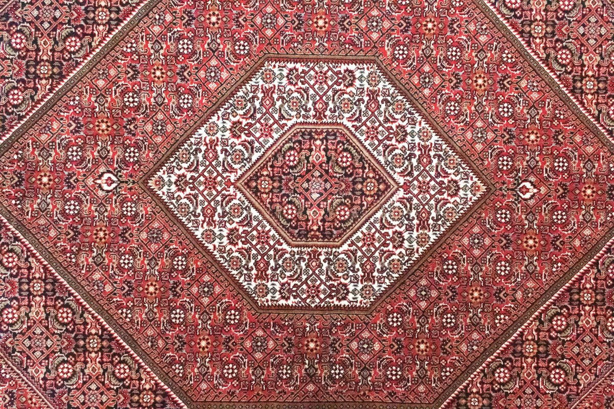 Tapis persan - Bidjar - 200 x 140 cm - rouge