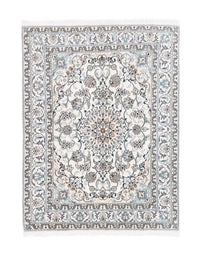 Tapis persan - Nain - 198 x 150 cm - blanc naturel