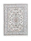 Tapis persan - Nain - 198 x 150 cm - blanc naturel