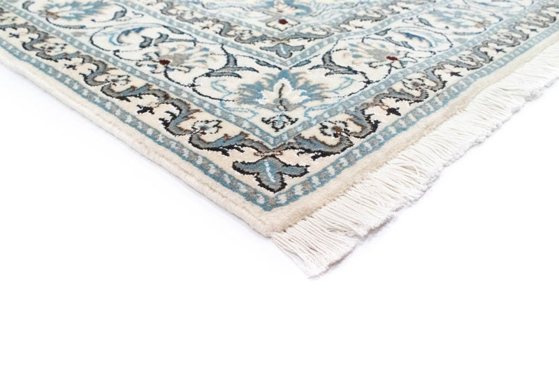 Tapis persan - Nain - 198 x 150 cm - blanc naturel