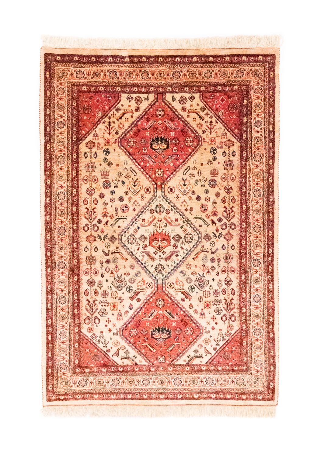 Tapis persan - Nomadic - 178 x 113 cm - beige
