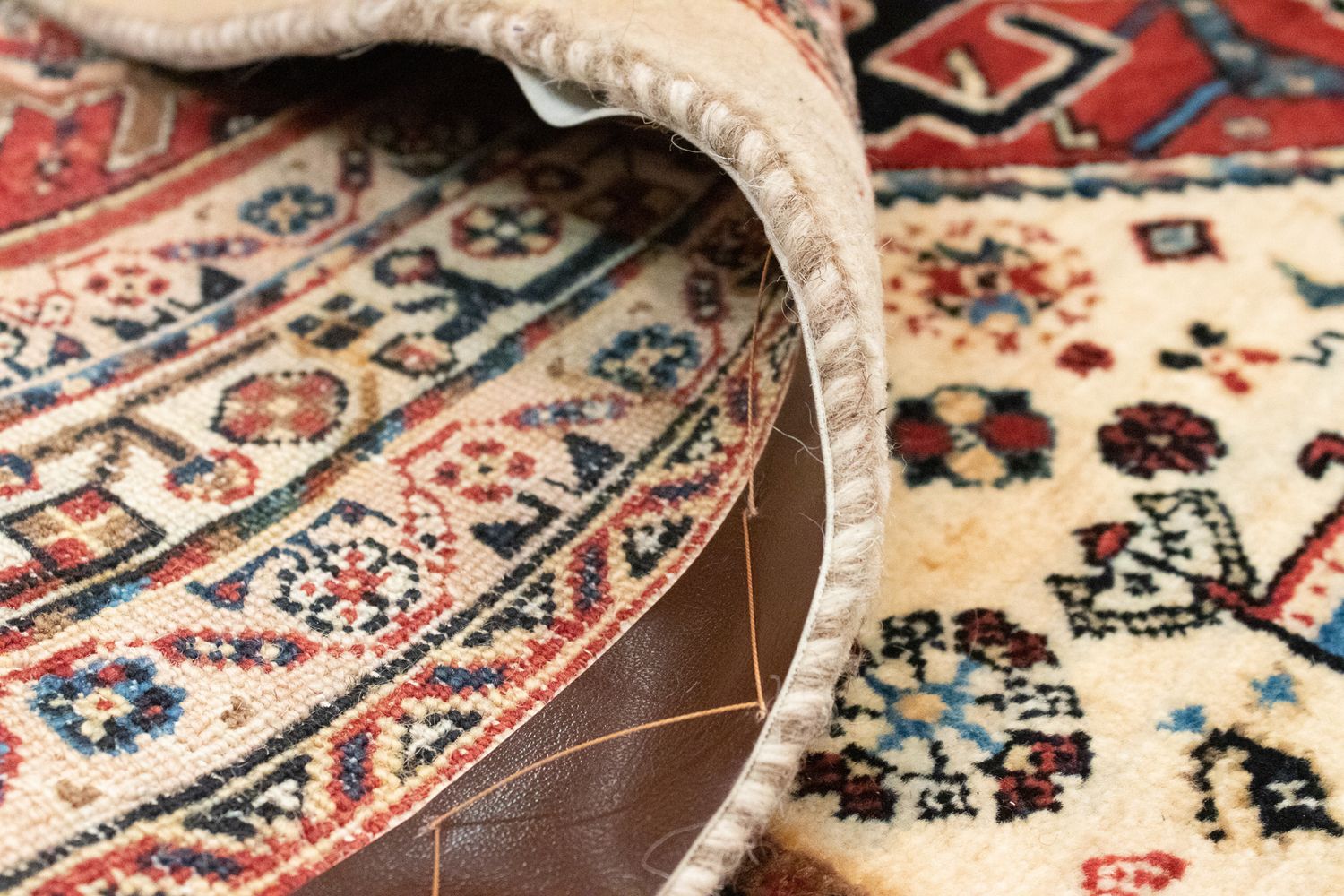 Tapis persan - Nomadic - 200 x 154 cm - beige