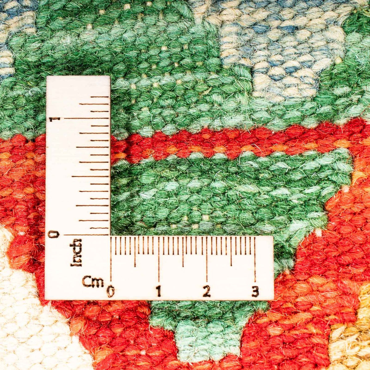 Tapis Kelim - Splash - 154 x 102 cm - rouille