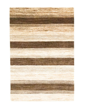 Tapis Gabbeh - Indus - 205 x 141 cm - multicolore