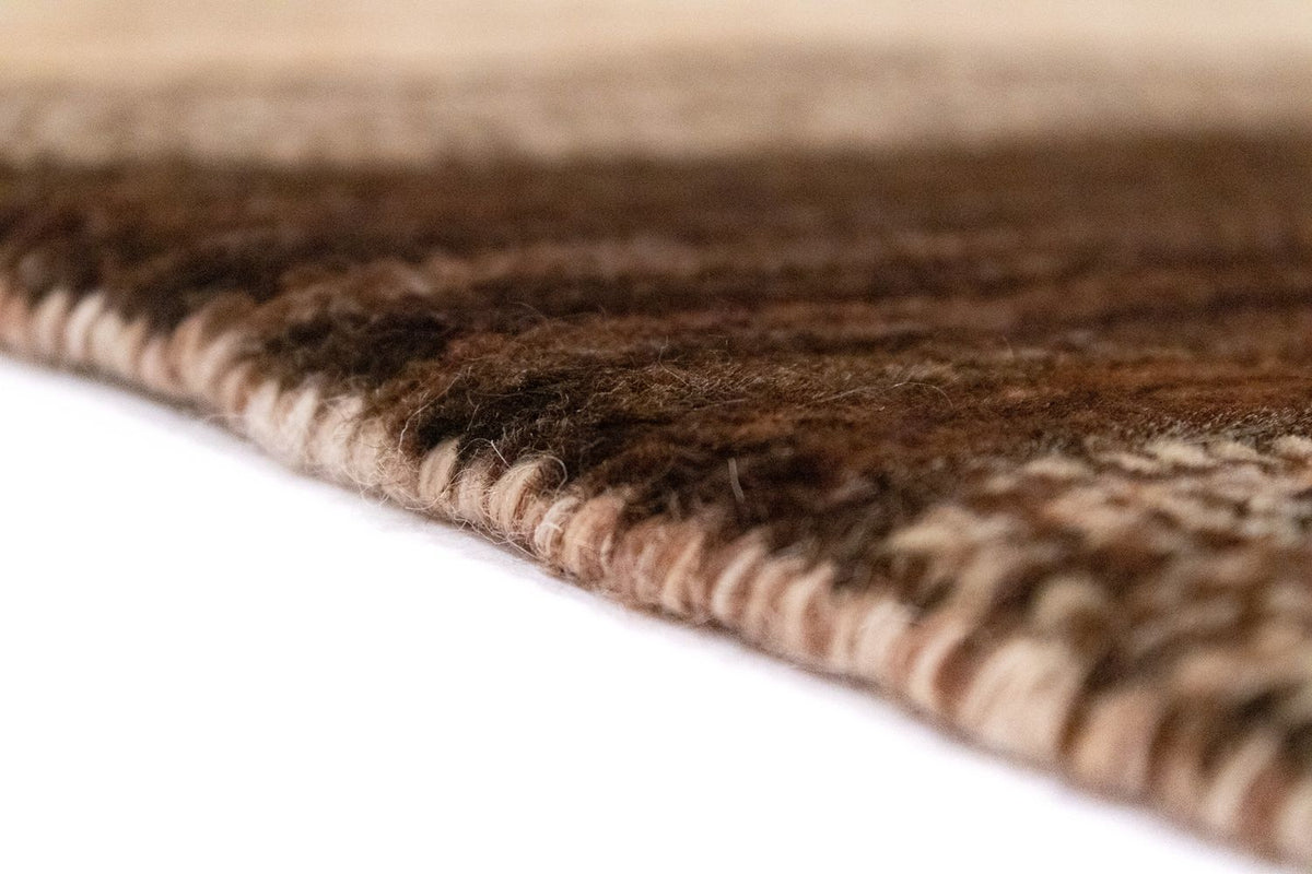 Tapis Gabbeh - Indus - 205 x 141 cm - multicolore