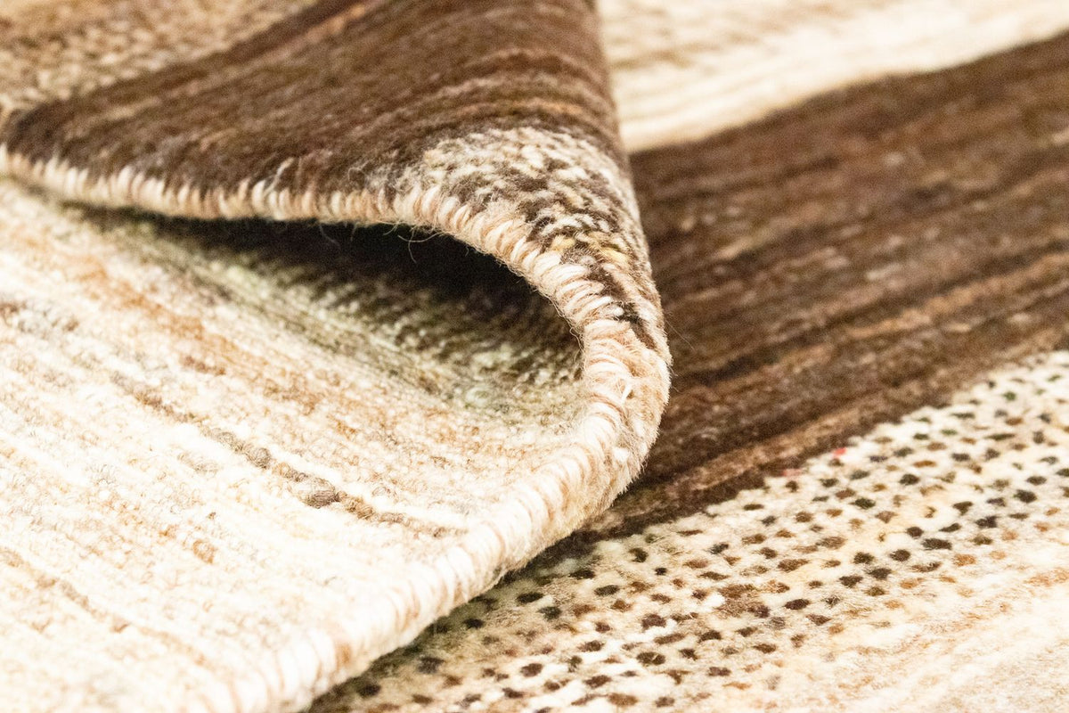 Tapis Gabbeh - Indus - 205 x 141 cm - multicolore