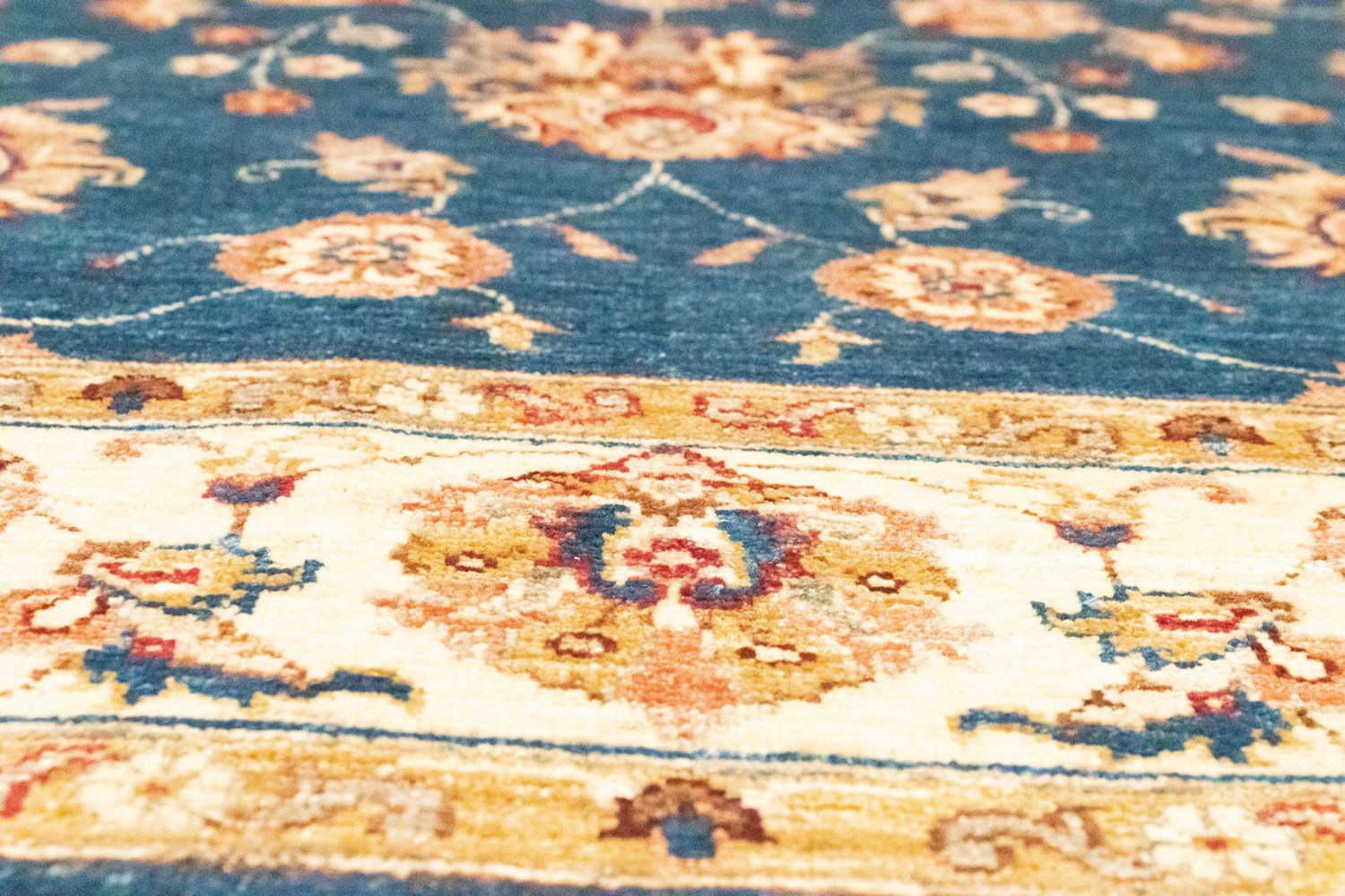 Tapis Ziegler - 209 x 152 cm - bleu