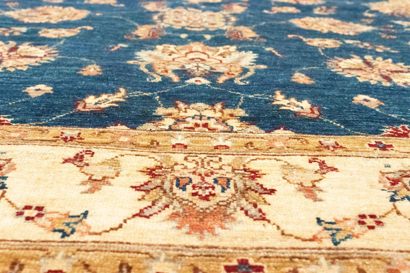 Tapis Ziegler - 204 x 152 cm - bleu