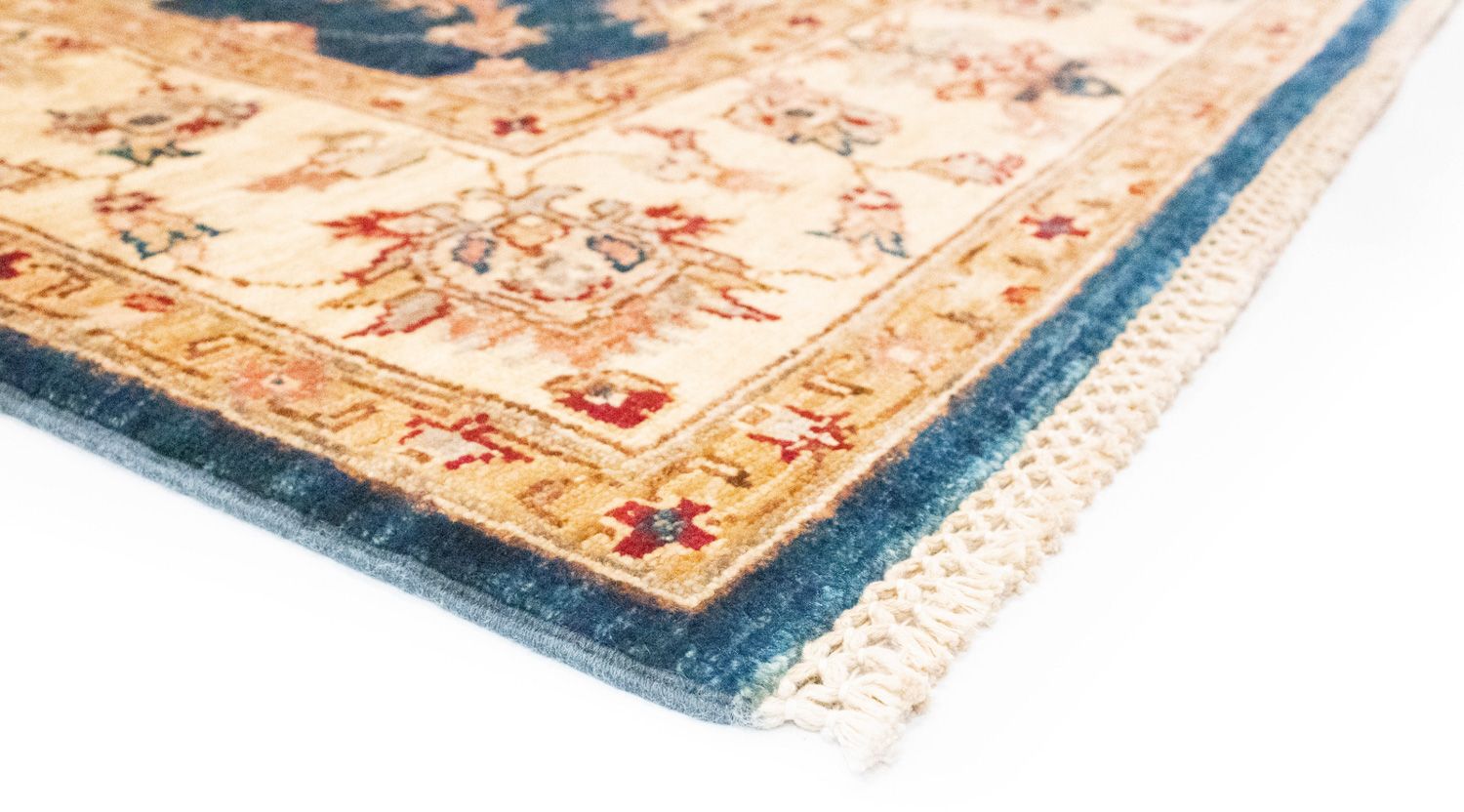 Tapis Ziegler - 204 x 152 cm - bleu