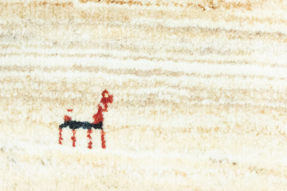 Tapis Gabbeh - Loribaft Persan - 350 x 234 cm - beige