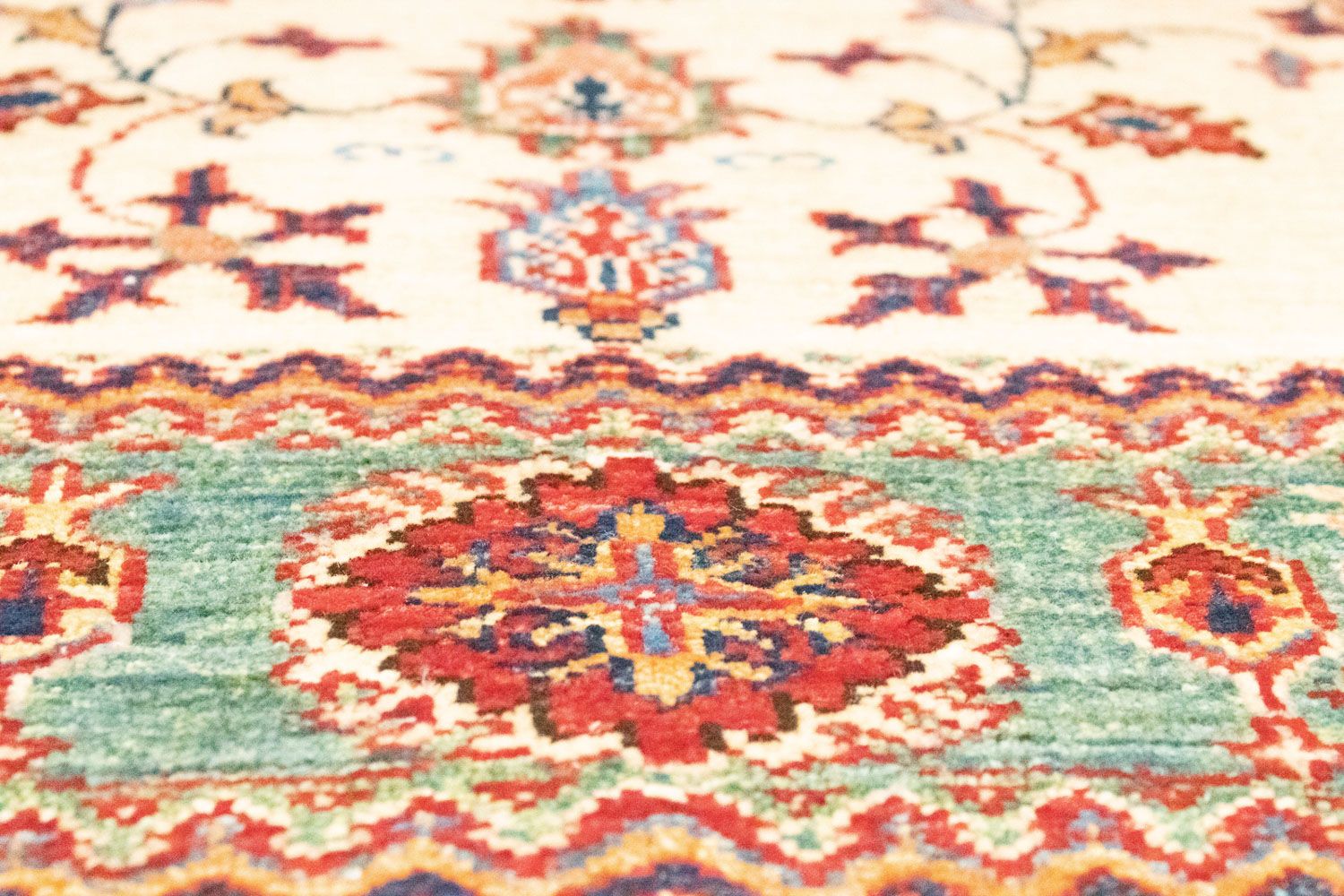 Tapis Ziegler - Kazak - 188 x 117 cm - beige