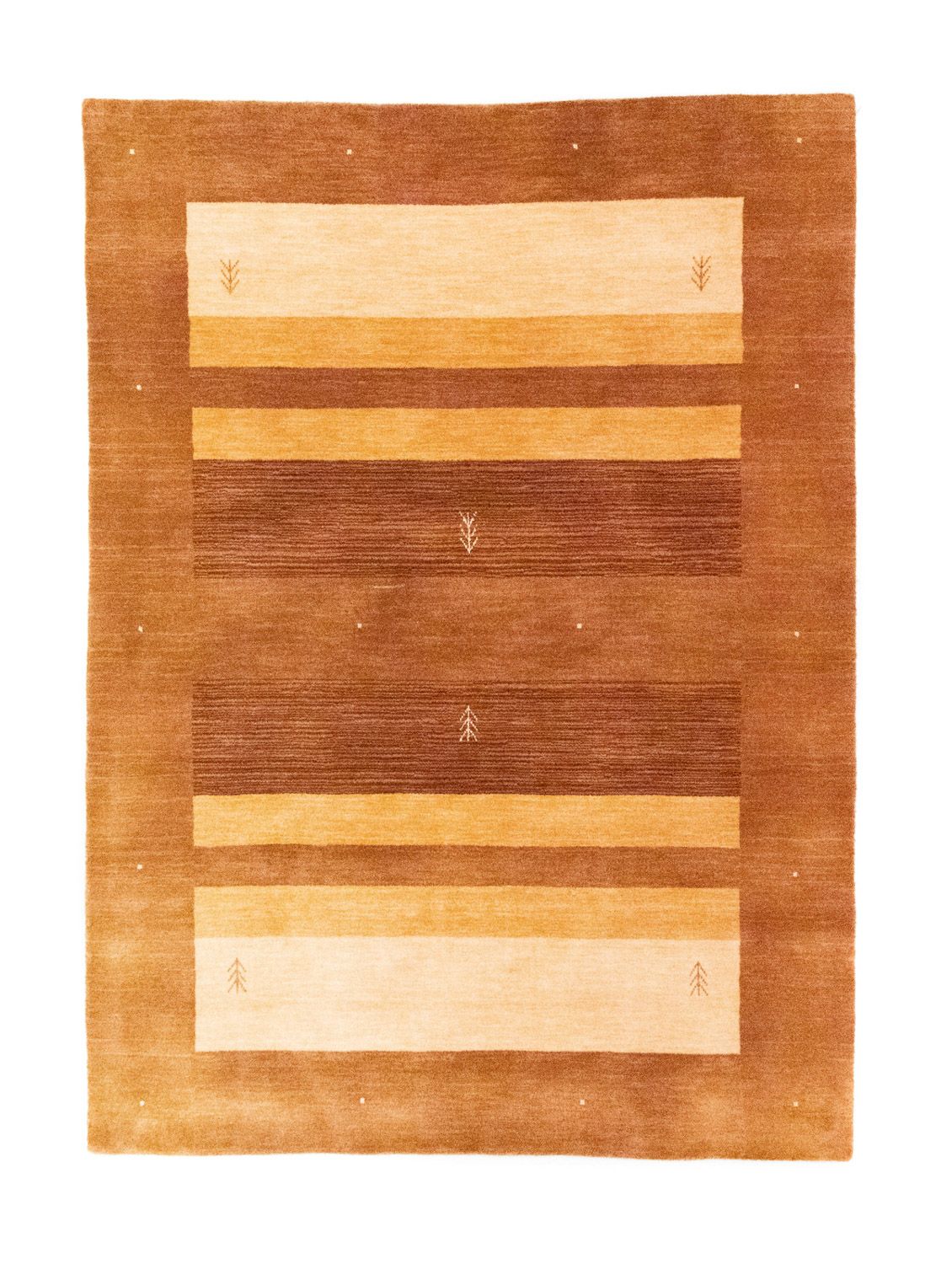 Tapis Gabbeh - Loribaft Persan - 169 x 120 cm - orange