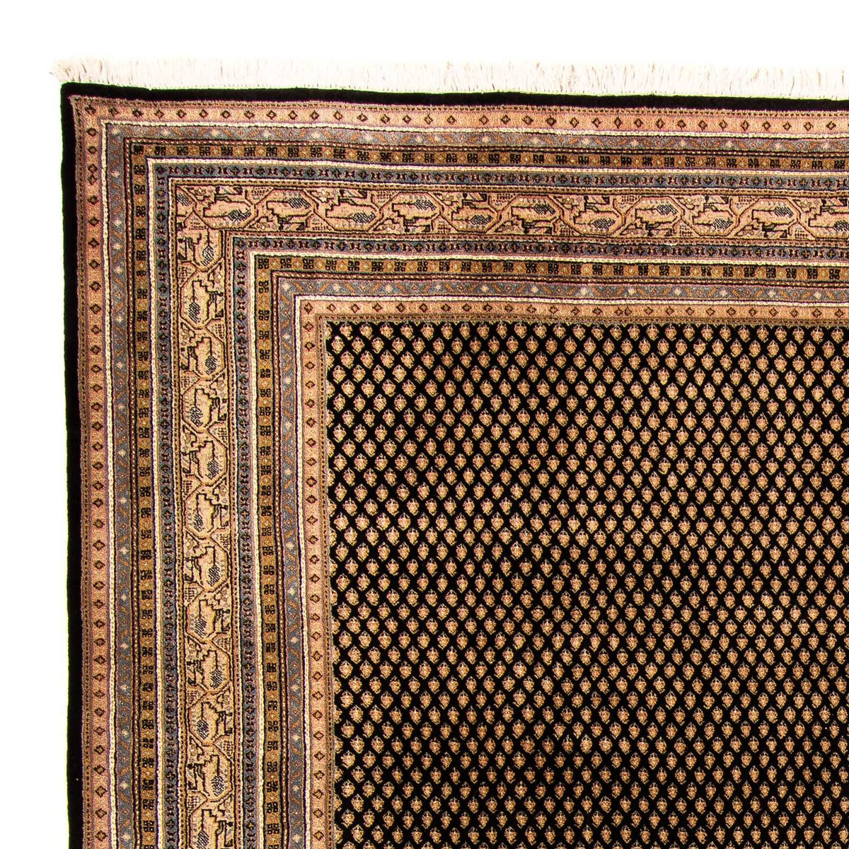 Tapis oriental - Mir - Indus - 296 x 250 cm - bleu foncé