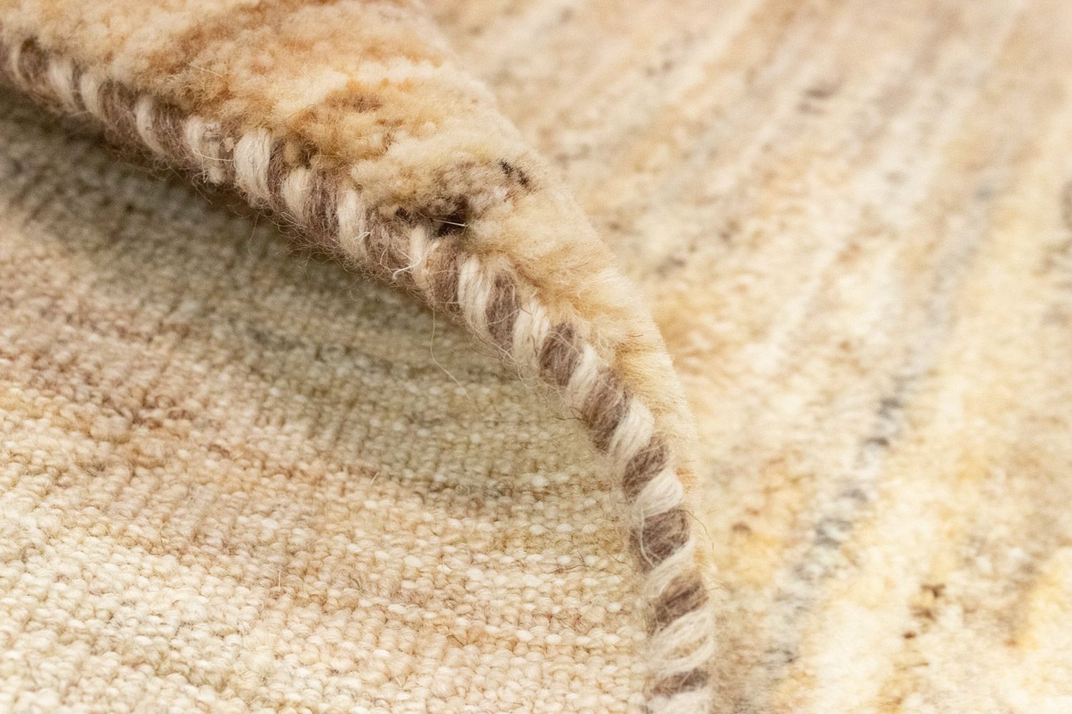 Tapis Gabbeh - Persan - 208 x 150 cm - jaune