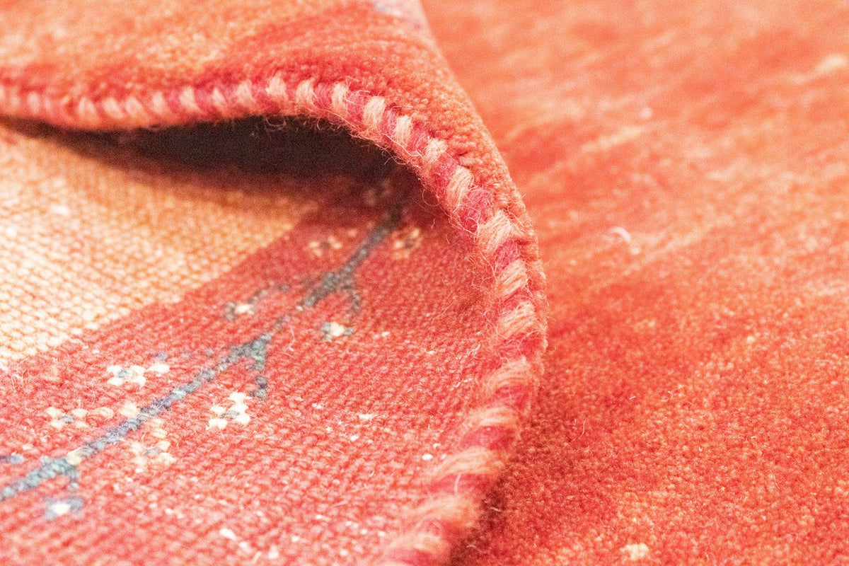 Tapis Gabbeh - Persan - 188 x 142 cm - orange