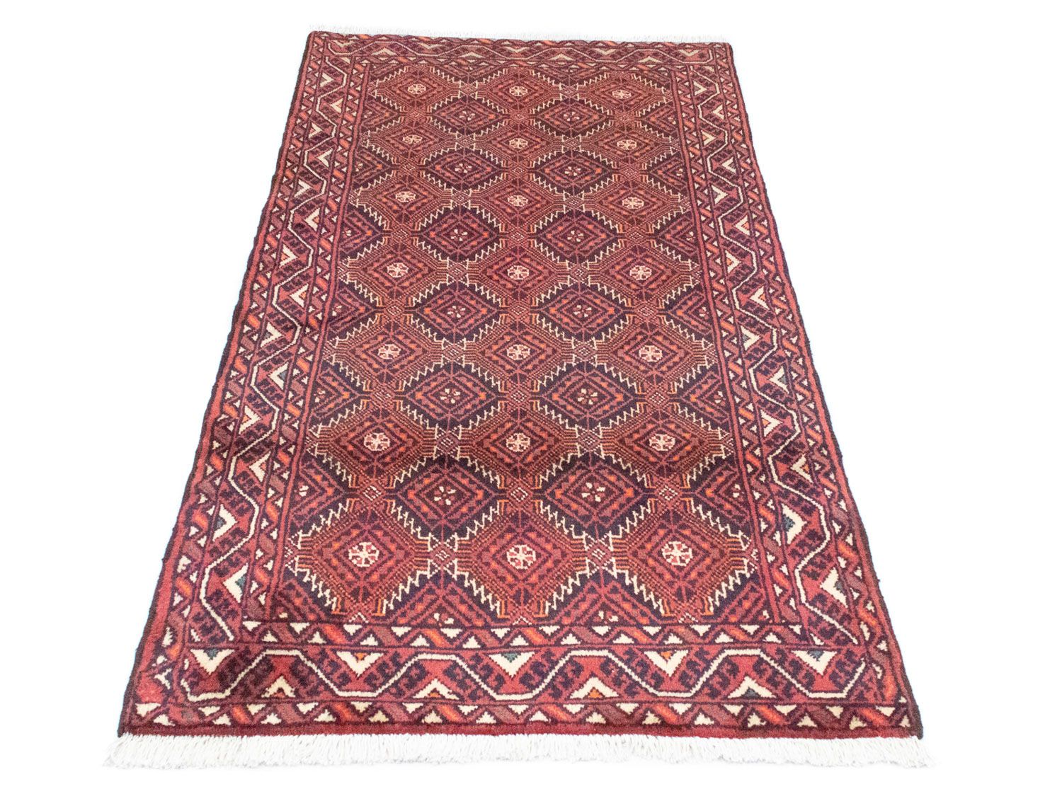 Tapis de couloir Tapis Belutsch - 187 x 95 cm - marron
