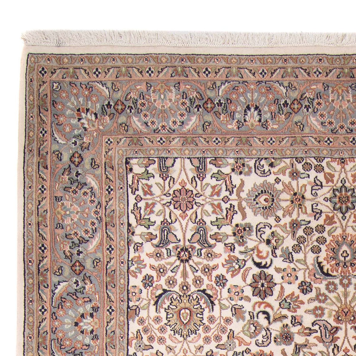 Tapis de Kashan indien Tapis 165x245cm - Tapis oriental - beige