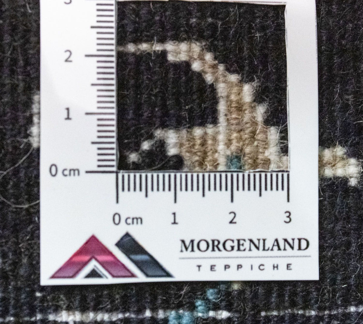 Tapis persan - Nain - 131 x 90 cm - bleu foncé