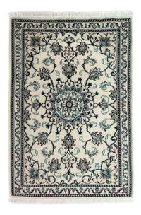 Tapis persan - Nain - 131 x 91 cm - blanc naturel