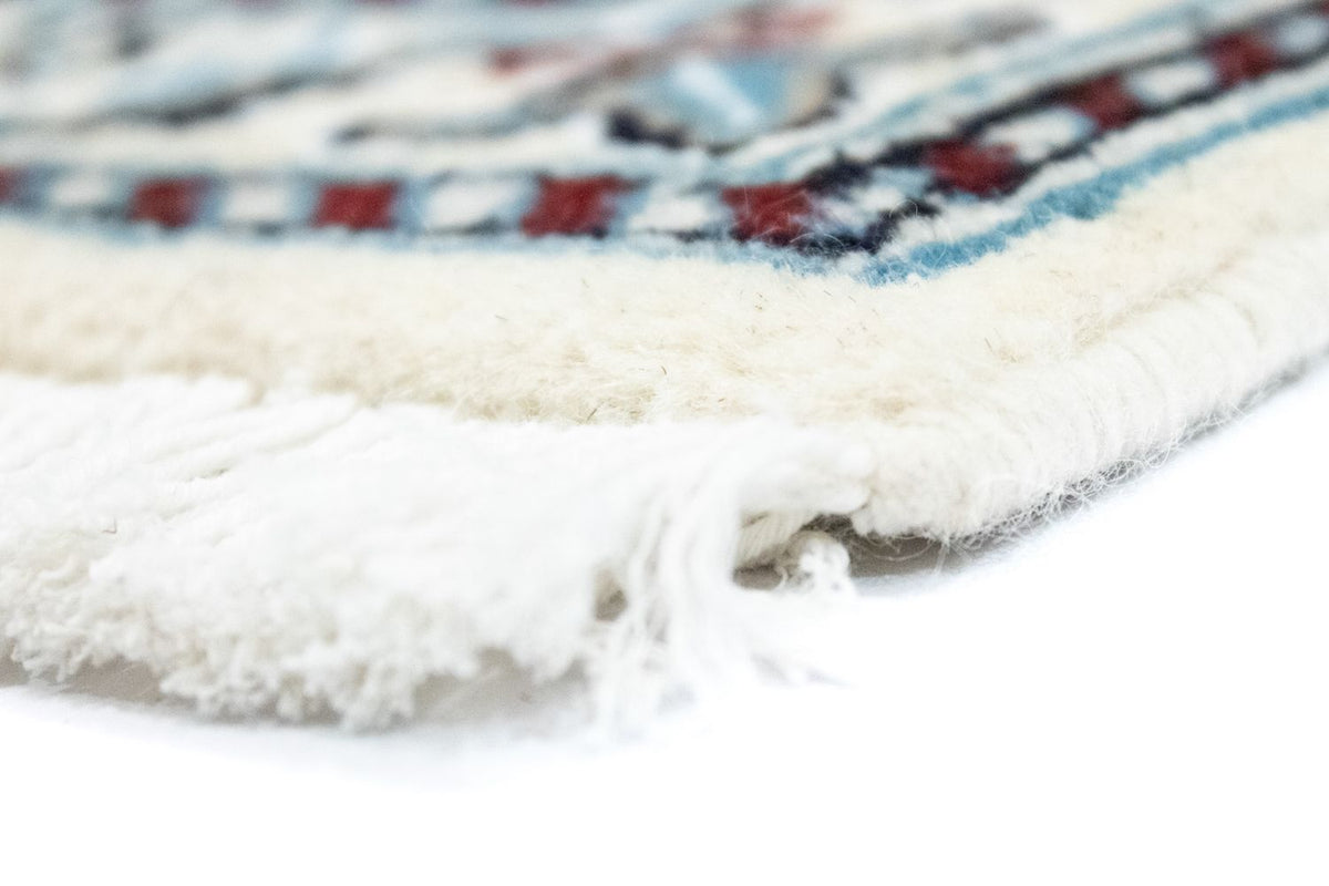 Tapis persan - Nain - 131 x 91 cm - blanc naturel