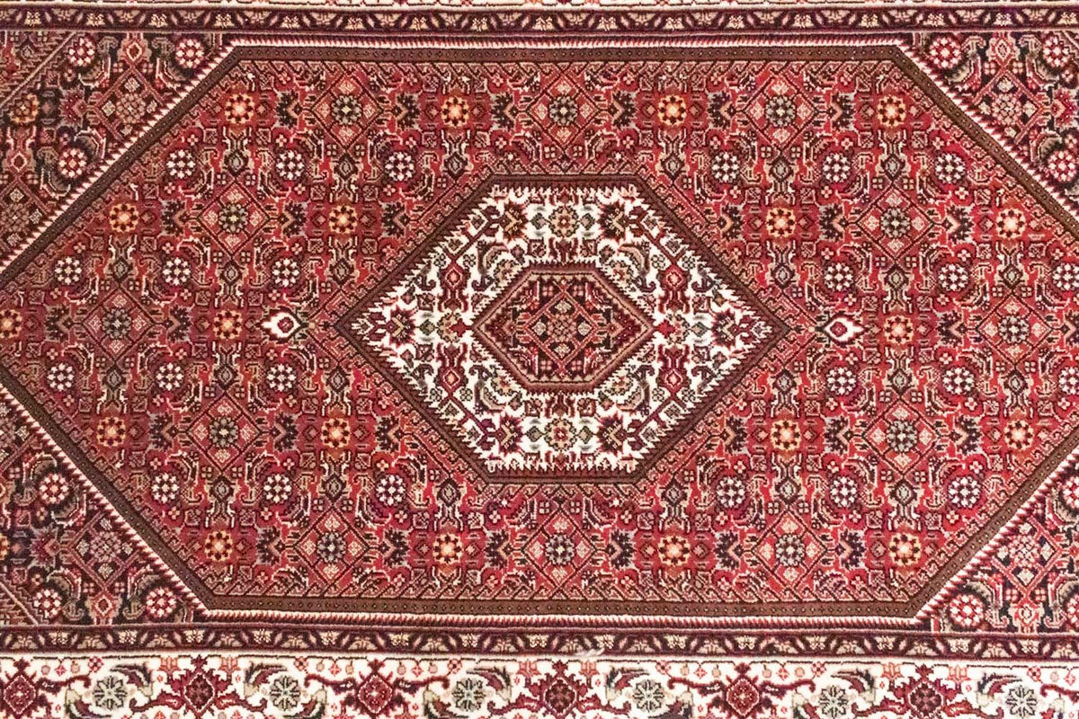 Tapis persan - Bidjar - 163 x 92 cm - rouge