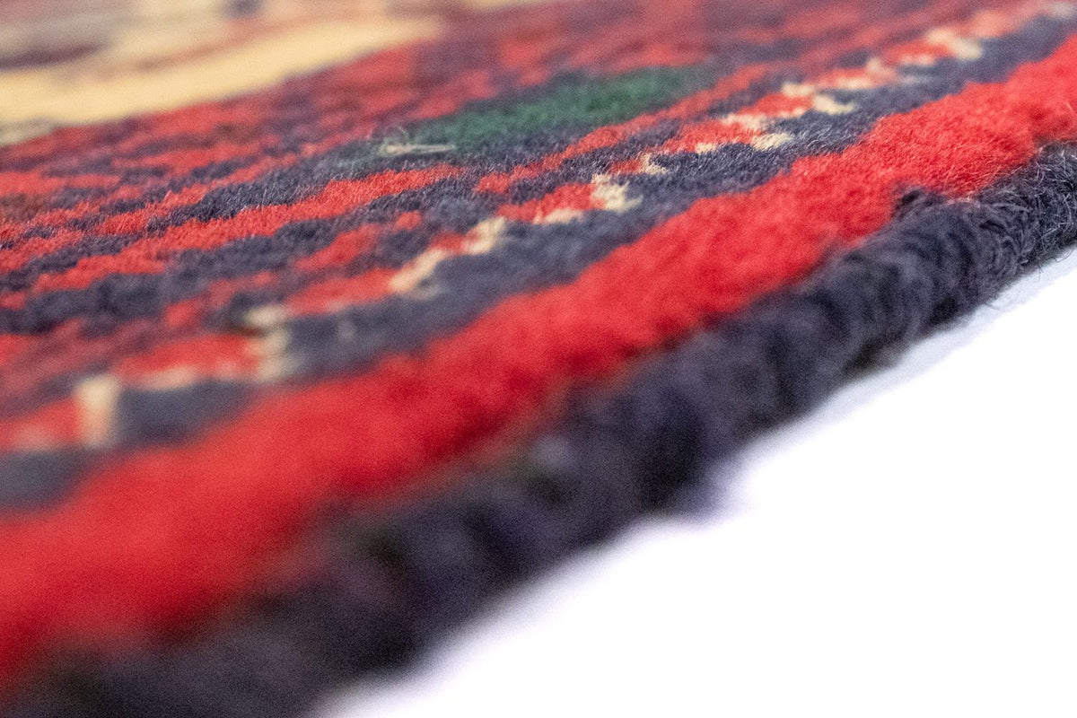 Tapis afghan - 143 x 105 cm - bleu